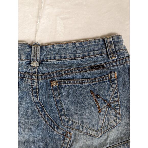 Union Bay Patchwork Jeans Skirt Light wash Sz S See Photos For Measurements - Picture 11 of 13